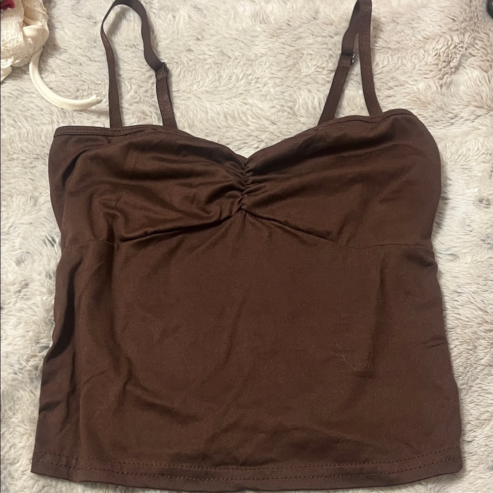 SHEIN Brown Camisole Top